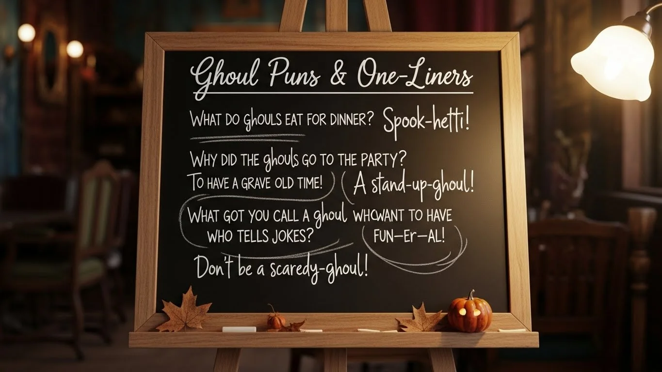 ghoul puns one liners