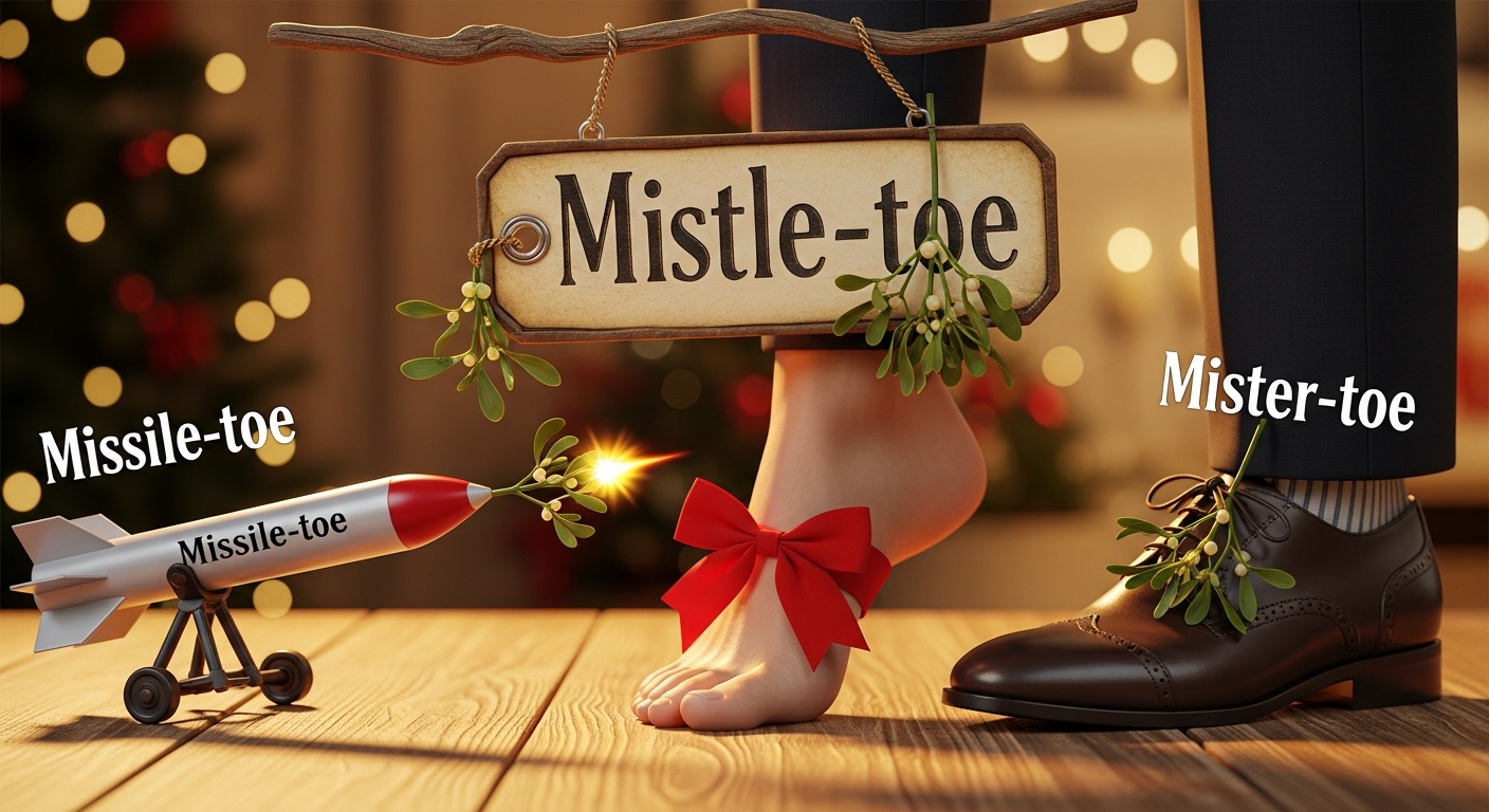 mistletoe puns 