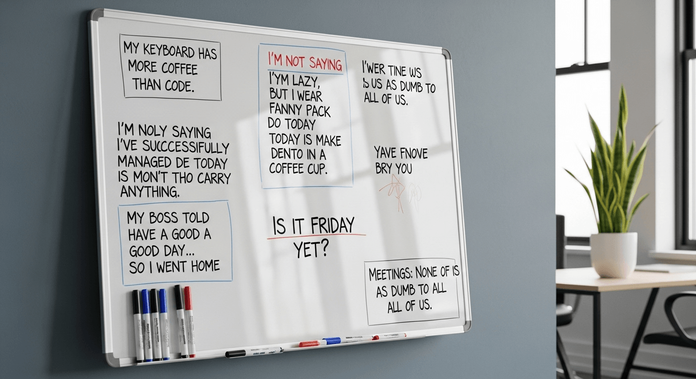 work jokes one-liners