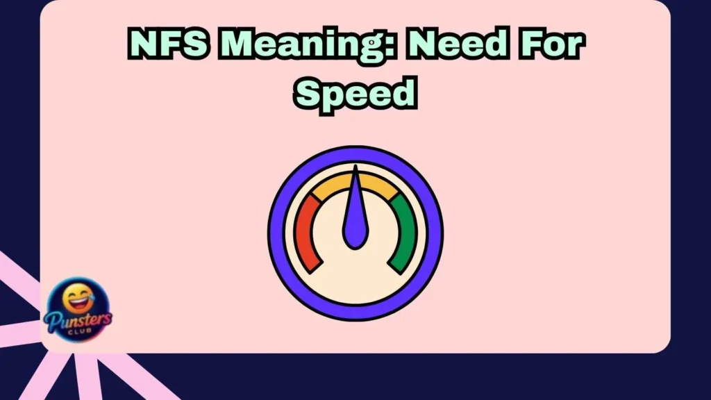 NFS Meaning Need For Speed