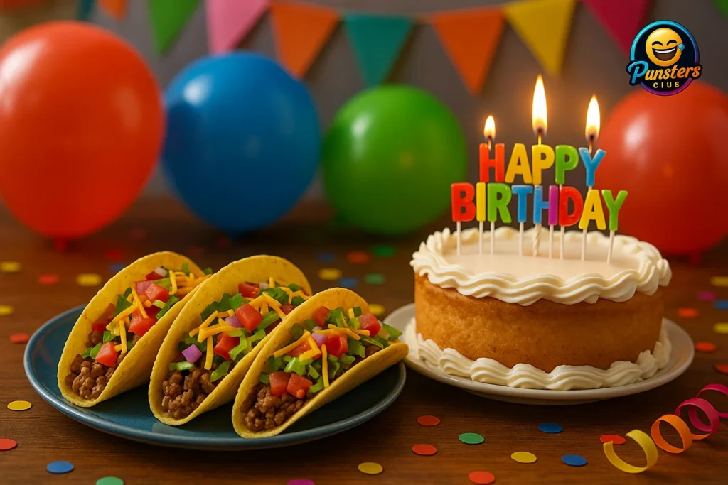 taco birthday puns