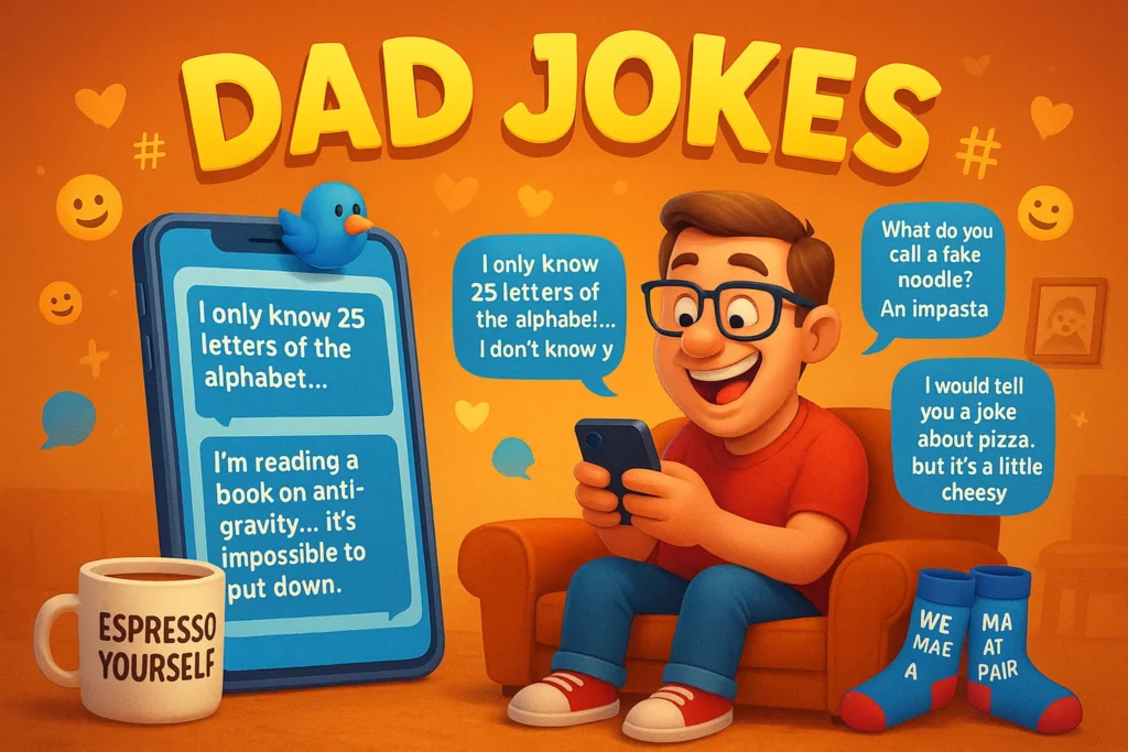 dad jokes twitter