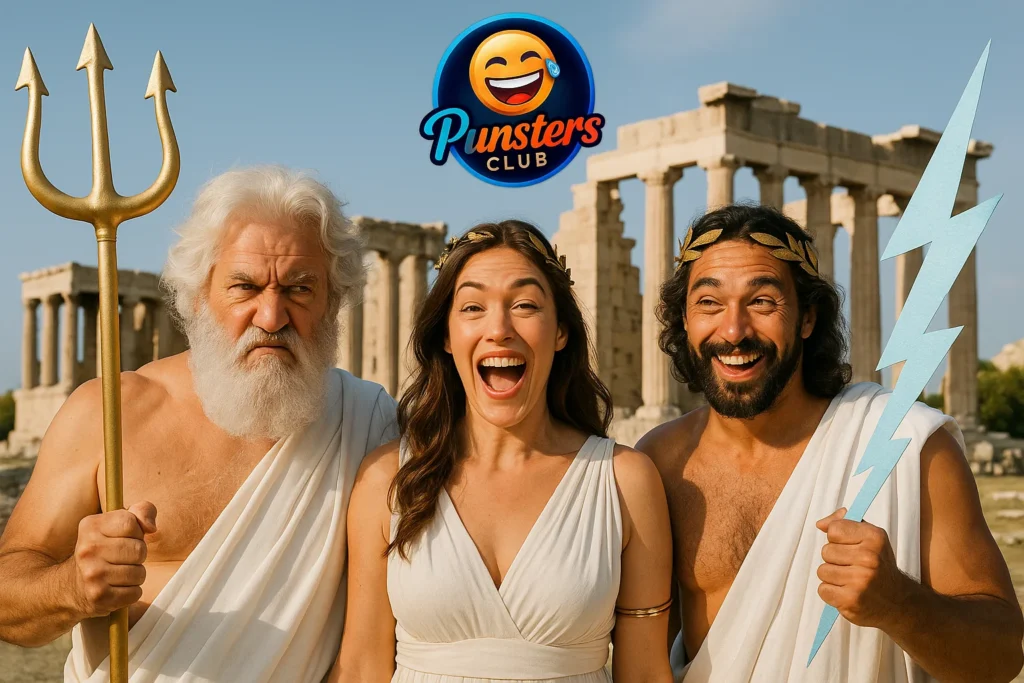greek mythology puns