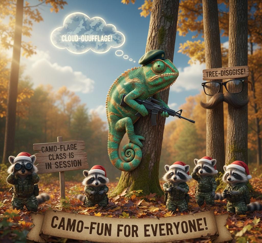 camo puns