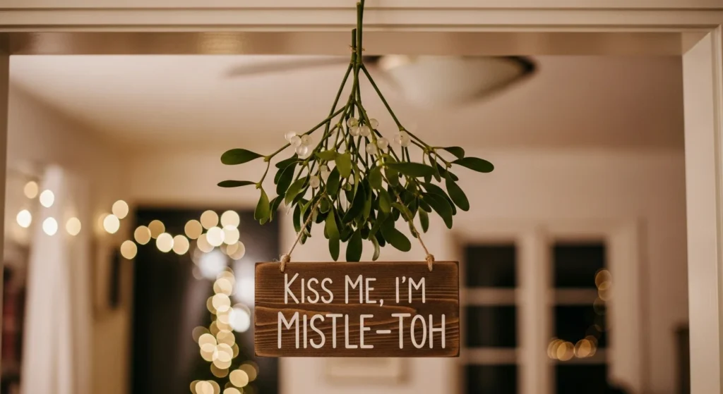 mistletoe puns