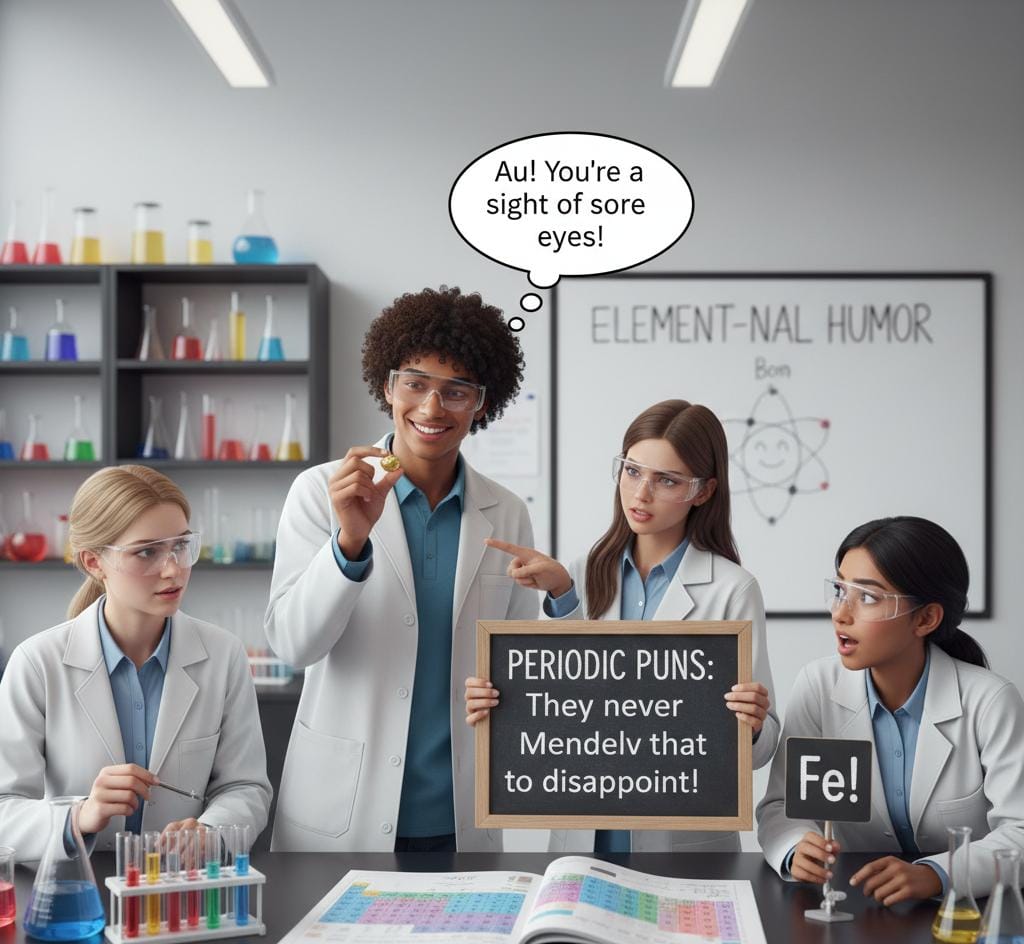 periodic element puns