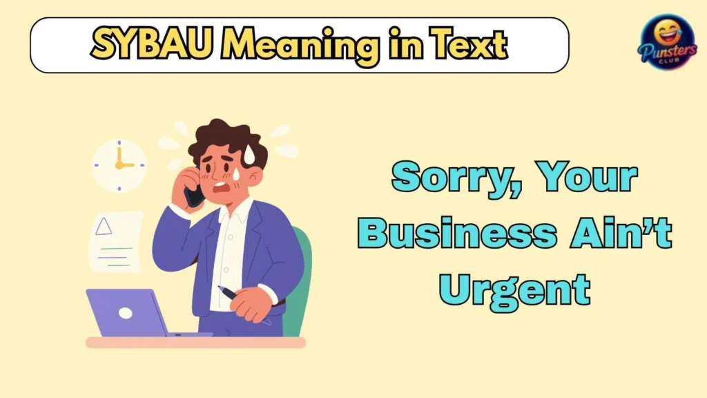 SYBAU Meaning in Text